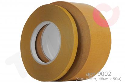 Двосторонній скотч прозорий (9мм x 50м, 48мм x 50м) Двосторонній скотч ширина 9 мм і 48 мм